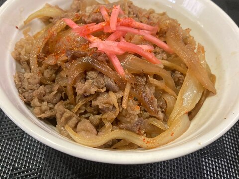 簡単で美味しい!おうち牛丼♪